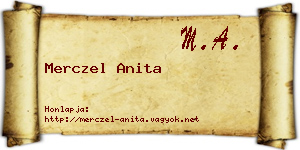 Merczel Anita névjegykártya